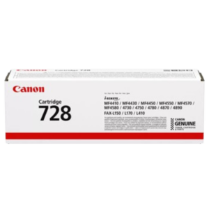 Original Canon 728 Black Toner Cartridge
