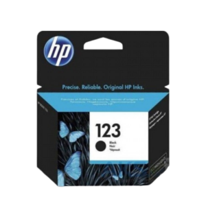 HP 123 Black Ink Cartridge (Standard)