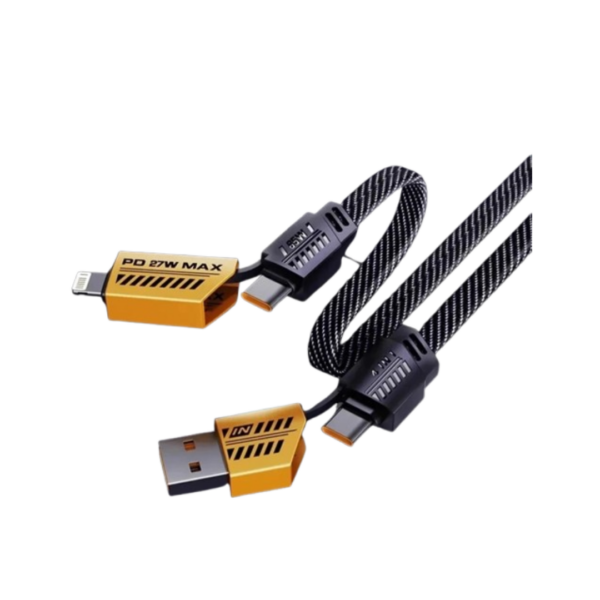 Axiom 4 in 1 Multi Charging Data Cable 1.2m