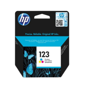 HP 123 Tri-Color Ink Cartridge (Standard)