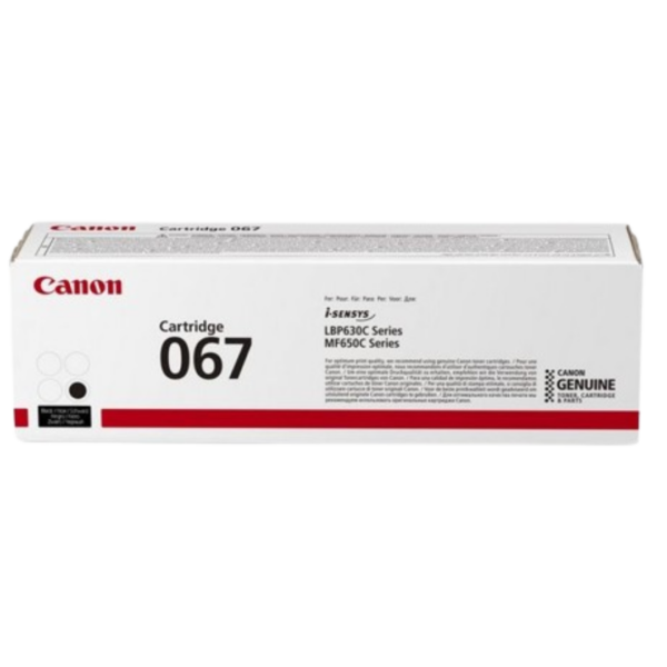 Original Canon 067 Black Toner Cartridge