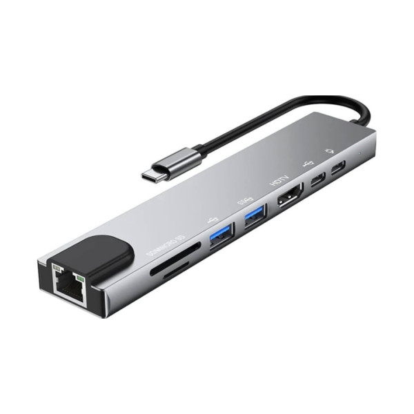 Type-C to Hdmi 8 in 1 Adapter