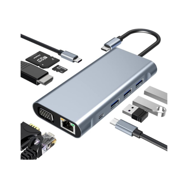 Type-C to Hdmi 11 in 1 Adapter