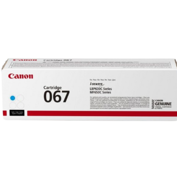 Original Canon 067 Cyan Toner Cartridge