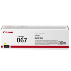 Original Canon 067 Yellow Toner Cartridge