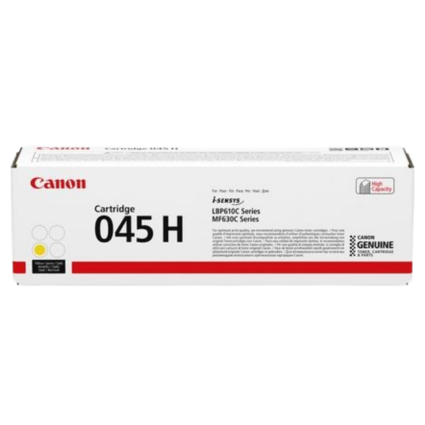 Original Canon 045H Yellow Toner Cartridge