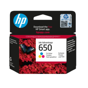 HP 650 Tri-Color Ink Cartridge (Standard)