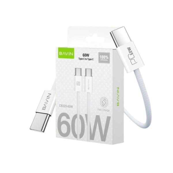Bavin 60w Type-C to C Fast Charging Data Cable