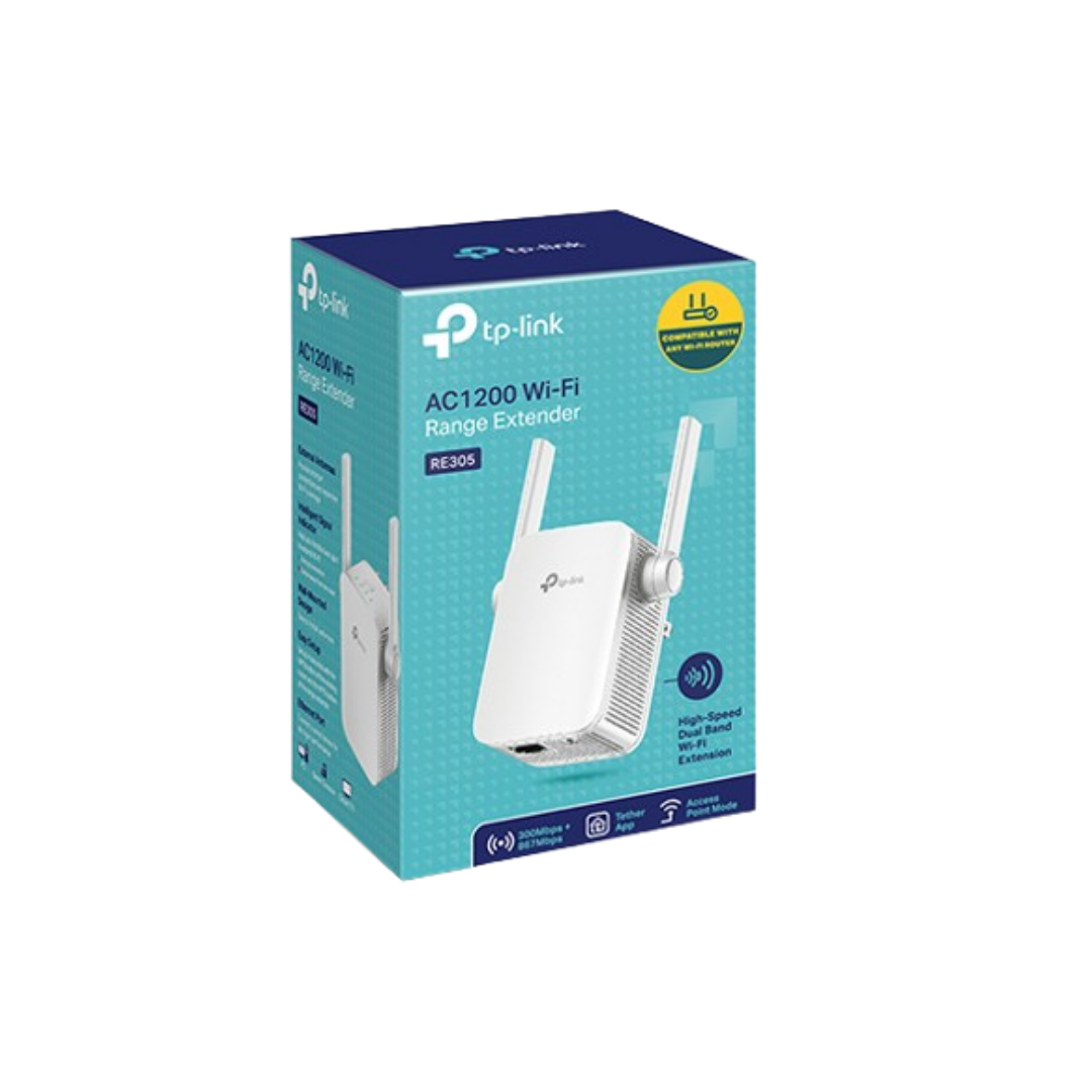 TP LINK AC1200 RE305 DUAL BAND RANGE EXTENDER