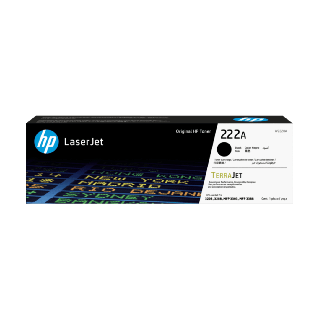 Original HP 222A Black Toner Cartridge (W2220A)