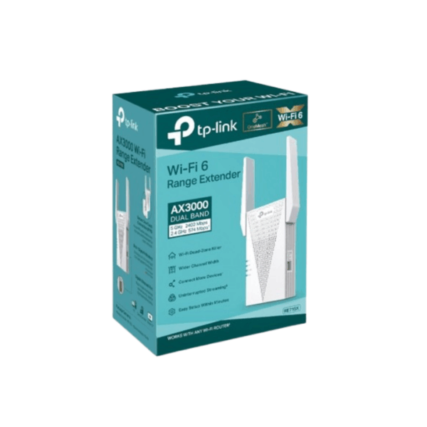 TP-Link AX3000 RE715X Dual Band Range Extender