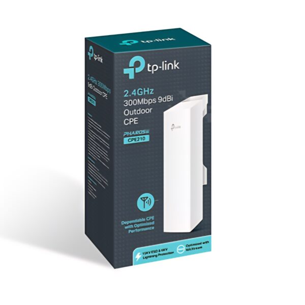 Tp-link CPE210 2.4GHz 300 Mbps 9dBi Outdoor Pharoes