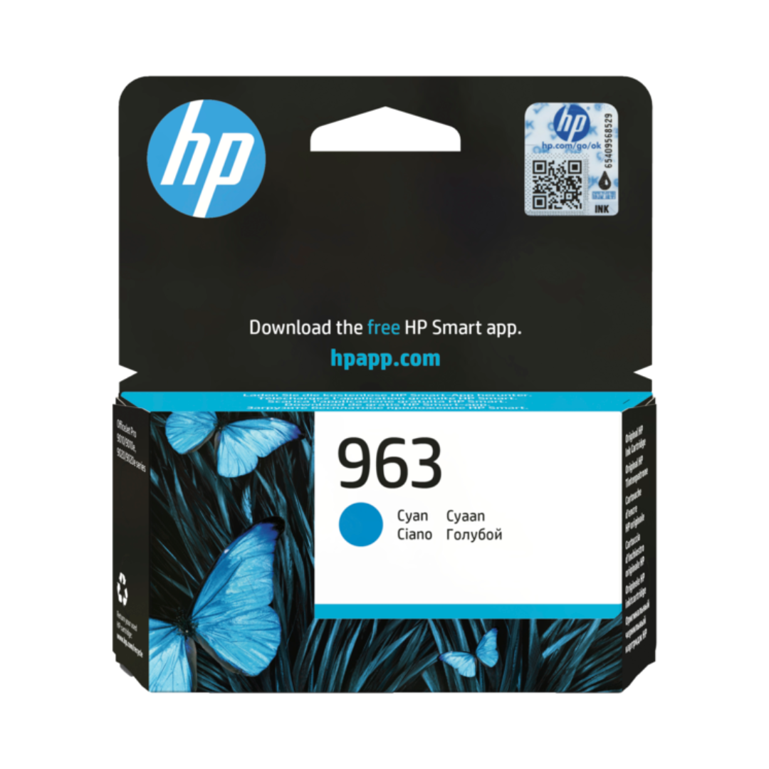 HP 963 Cyan Ink Cartridge (Standard)