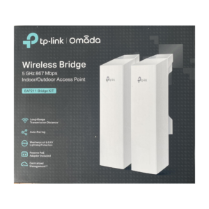 TP-Link EAP 211-Bridge Kit Omada 5GHz 867Mbps Indoor/Outdoor Wireless Bridge